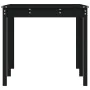 Mesa de jardín madera maciza pino negro 159,5x82,5x76 cm de , Mesas de jardín - Ref: Foro24-823980, Precio: 148,30 €, Descuen...