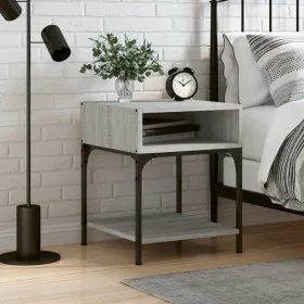 Bedside table made of gray Sonoma engineered wood, 40x41x50 cm. by , Nightstands - Ref: Foro24-825879, Price: 32,31 €, Discou...