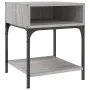 Bedside table made of gray Sonoma engineered wood, 40x41x50 cm. by , Nightstands - Ref: Foro24-825879, Price: 32,31 €, Discou...