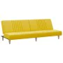 Sofá cama de tela amarillo claro de , Sofás - Ref: Foro24-351885, Precio: 225,48 €, Descuento: %