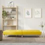 Sofá cama de tela amarillo claro de , Sofás - Ref: Foro24-351885, Precio: 225,48 €, Descuento: %
