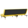 Sofá cama de tela amarillo claro de , Sofás - Ref: Foro24-351885, Precio: 225,48 €, Descuento: %