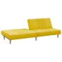 Sofá cama de tela amarillo claro de , Sofás - Ref: Foro24-351885, Precio: 225,48 €, Descuento: %