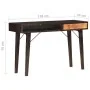 Mesa consola de madera maciza reciclada 118x35x76 cm de , Mesas auxiliares - Ref: Foro24-287858, Precio: 140,82 €, Descuento: %