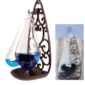 Esschert Design Glasbarometer mit Eisenständer 0,5 L TH31 von , Vorhersagen und Wetterstationen - Ref: Foro24-411491, Preis: ...