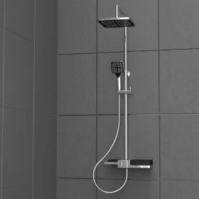 SCHÜTTE BLUEPERL chrome fixed shower set by , shower heads - Ref: Foro24-429384, Price: 162,71 €, Discount: %