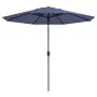 Madison Sombrilla Paros II Luxe azul 300 cm de , Sombrillas - Ref: Foro24-434709, Precio: 109,11 €, Descuento: %