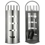 HI Fireplace tool set 5 pieces silver 23x14.5x66 cm by , fireplace tools - Ref: Foro24-435306, Price: 40,95 €, Discount: %
