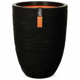Capi Jarrón Nature Rib elegante bajo negro 46x58 cm KBLR783 de , Maceteros y jardineras - Ref: Foro24-424224, Precio: 149,60 ...