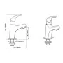 SCHÜTTE Grifo vertical de agua fría VICO cromado de , Grifos - Ref: Foro24-429367, Precio: 41,36 €, Descuento: %