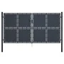 Anthrazitgraue Gartentür aus Stahl 300x175 cm von , Gartentore - Ref: Foro24-144527, Preis: 600,52 €, Rabatt: %