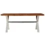 Mesa de comedor de madera maciza 180x90x76 cm de , Mesas de cocina y de comedor - Ref: Foro24-245639, Precio: 365,52 €, Descu...