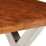 Mesa de comedor de madera maciza 180x90x76 cm de , Mesas de cocina y de comedor - Ref: Foro24-245639, Precio: 365,52 €, Descu...