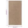 Alfombra de pelo corto marrón 80x150 cm de , Alfombras - Ref: Foro24-340353, Precio: 32,92 €, Descuento: %