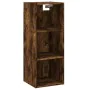 Smoked oak plywood sideboard 34.5x34x180 cm by , Sideboards - Ref: Foro24-3189778, Price: 99,47 €, Discount: %