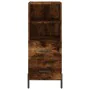 Smoked oak plywood sideboard 34.5x34x180 cm by , Sideboards - Ref: Foro24-3189778, Price: 99,47 €, Discount: %