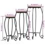 Mesitas de mosaico 3 uds cerámica terracota de , Soportes para macetas - Ref: Foro24-46701, Precio: 87,62 €, Descuento: %