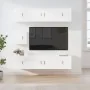 Set de muebles de TV 7 pzas madera contrachapada blanco brillo de , Muebles TV - Ref: Foro24-3188664, Precio: 280,32 €, Descu...