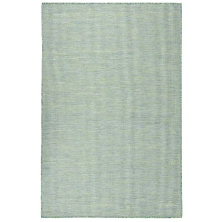 Alfombra de exterior de tejido plano turquesa 100x200 cm de , Alfombras - Ref: Foro24-340801, Precio: 40,69 €, Descuento: %