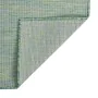 Alfombra de exterior de tejido plano turquesa 100x200 cm de , Alfombras - Ref: Foro24-340801, Precio: 40,69 €, Descuento: %