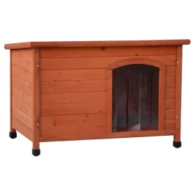 @Pet Casa de perros solapas de plástico Bungalow Natural 85x57x59 cm de , Casetas para perros - Ref: Foro24-441163, Precio: 1...