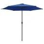 Sombrilla de jardín con palo de aluminio azul azure 270x246 cm de , Sombrillas - Ref: Foro24-47351, Precio: 60,46 €, Descuent...