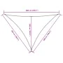 Triangular sail shade in blue Oxford fabric, 5x5x6 m. by , Umbrellas - Ref: Foro24-135568, Price: 42,63 €, Discount: %