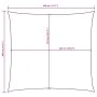 Toldo de vela cuadrado tela Oxford rojo 3,6x3,6 m de , Sombrillas - Ref: Foro24-135633, Precio: 46,67 €, Descuento: %