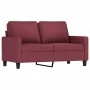 Juego de sofás con cojines 4 piezas tela rojo tinto de , Sofás - Ref: Foro24-3201442, Precio: 617,60 €, Descuento: %