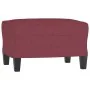 Juego de sofás con cojines 4 piezas tela rojo tinto de , Sofás - Ref: Foro24-3201442, Precio: 617,60 €, Descuento: %