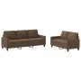 2-piece brown fabric sofa set with cushions by , Sofas - Ref: Foro24-3201463, Price: 491,51 €, Discount: %