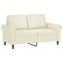 Sofagarnitur mit 3-teiligen cremefarbenen Samtkissen. von , Sofas - Ref: Foro24-3202268, Preis: 586,54 €, Rabatt: %