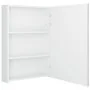 Armario de baño con espejo LED blanco brillante 50x13x70 cm de vidaXL, Tocadores de baño - Ref: Foro24-326501, Precio: 143,88...