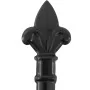 Double gate for fence with spear tips 400x225 cm by , garden gates - Ref: Foro24-145741, Price: 346,01 €, Discount: %