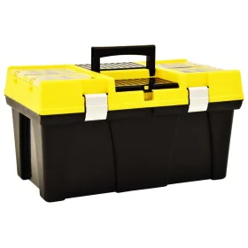 Gelbe Kunststoff-Werkzeugkiste 595x337x316 mm von , Werkzeugkästen - Ref: Foro24-146270, Preis: 51,26 €, Rabatt: %