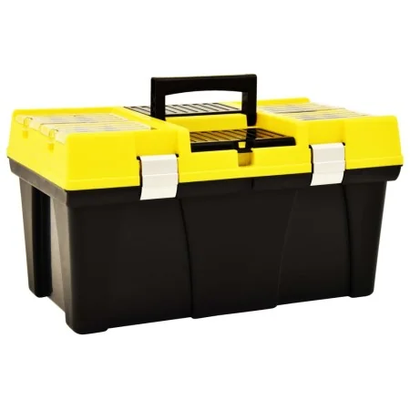 Caja de herramientas de plástico amarillo 595x337x316 mm de , Cajas de herramientas - Ref: Foro24-146270, Precio: 51,26 €, De...