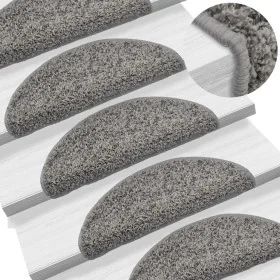 Alfombrillas de escalera 10 unidades gris 56x17x3 cm de , Alfombrillas para escalones - Ref: Foro24-149783, Precio: 49,08 €, ...