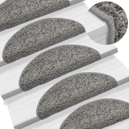 Alfombrillas de escalera 10 unidades gris 56x17x3 cm de , Alfombrillas para escalones - Ref: Foro24-149783, Precio: 49,08 €, ...