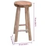 Teakholz Küchenhocker von , Küchenhocker - Ref: Foro24-244545, Preis: 174,16 €, Rabatt: %