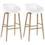 Taburetes de cocina 2 unidades blanco de , Taburetes de cocina - Ref: Foro24-248153, Precio: 158,22 €, Descuento: %