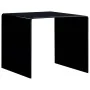 Mesa de centro de vidrio templado negro 50x50x45 cm de , Mesas de centro - Ref: Foro24-284723, Precio: 156,38 €, Descuento: %