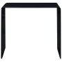 Mesa de centro de vidrio templado negro 50x50x45 cm de , Mesas de centro - Ref: Foro24-284723, Precio: 156,38 €, Descuento: %
