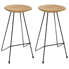 Kitchen stools, 2 units, solid teak wood. by , Kitchen stools - Ref: Foro24-285203, Price: 189,20 €, Discount: %