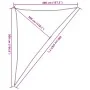 Toldo de vela HDPE beige 160 g/m² 4x5x6,8 m de , Sombrillas - Ref: Foro24-311156, Precio: 28,07 €, Descuento: %