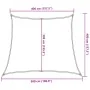 Beige HDPE sail shade 160 g/m² 4/5x4 m by , Umbrellas - Ref: Foro24-311161, Price: 38,01 €, Discount: %
