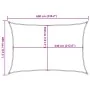 Toldo de vela HDPE verde oscuro 160 g/m² 4x6 m de , Sombrillas - Ref: Foro24-311464, Precio: 49,55 €, Descuento: %