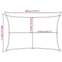 Toldo de vela amarillo HDPE 160 g/m² 3x4,5 m de , Sombrillas - Ref: Foro24-311568, Precio: 31,11 €, Descuento: %
