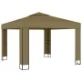 Cenador con doble techo gris taupe 3x3x2,7 m 180 g/m² de , Carpas y cenadores - Ref: Foro24-312218, Precio: 243,04 €, Descuen...