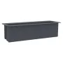 Jardineras para europalés 12 uds PP gris 36x13,5x9,5 cm de , Maceteros y jardineras - Ref: Foro24-318302, Precio: 49,61 €, De...
