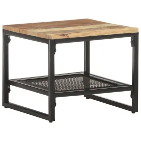 Mesa auxiliar de madera maciza reciclada 40x40x35 cm de , Mesas auxiliares - Ref: Foro24-320242, Precio: 53,51 €, Descuento: %